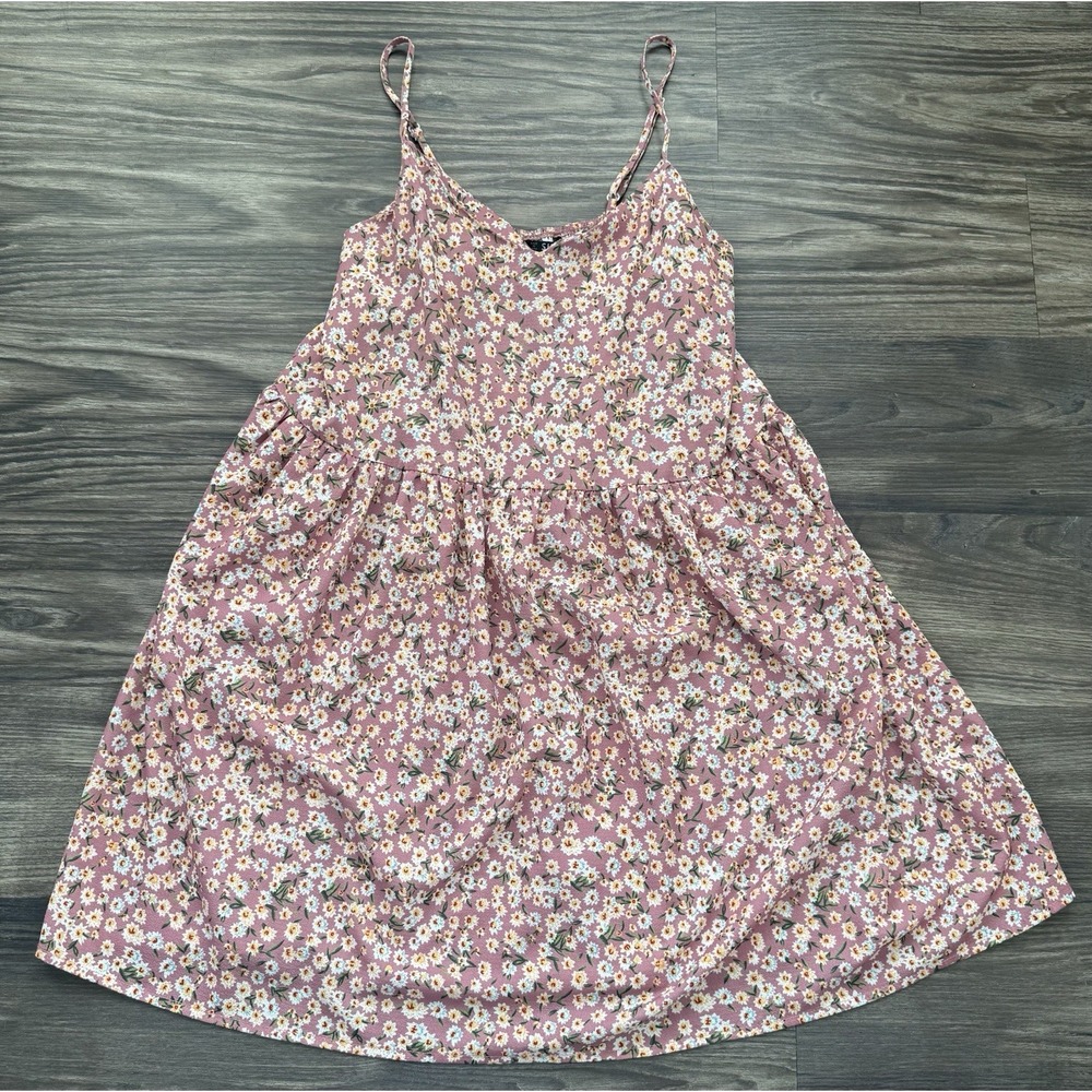 Floral Mini Dress coquette Boho Prairie milkmaid festival garden party indie Y2K